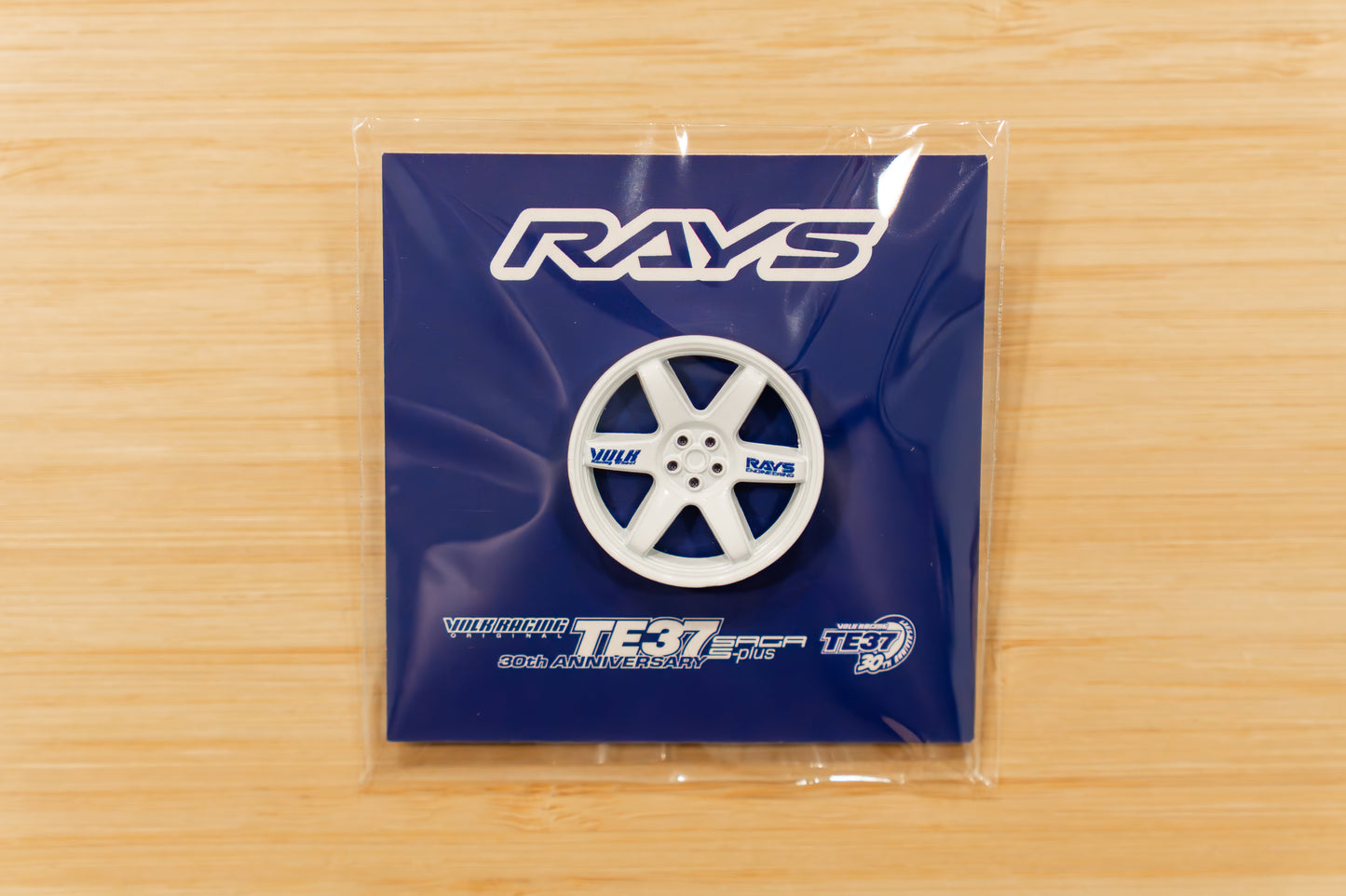 RAYS x Leen Customs TE37 30th Anniversary Pin Badge