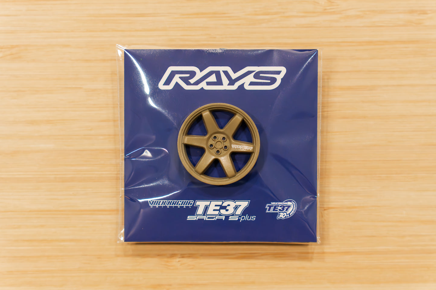 RAYS x Leen Customs TE37 30th Anniversary Pin Badge