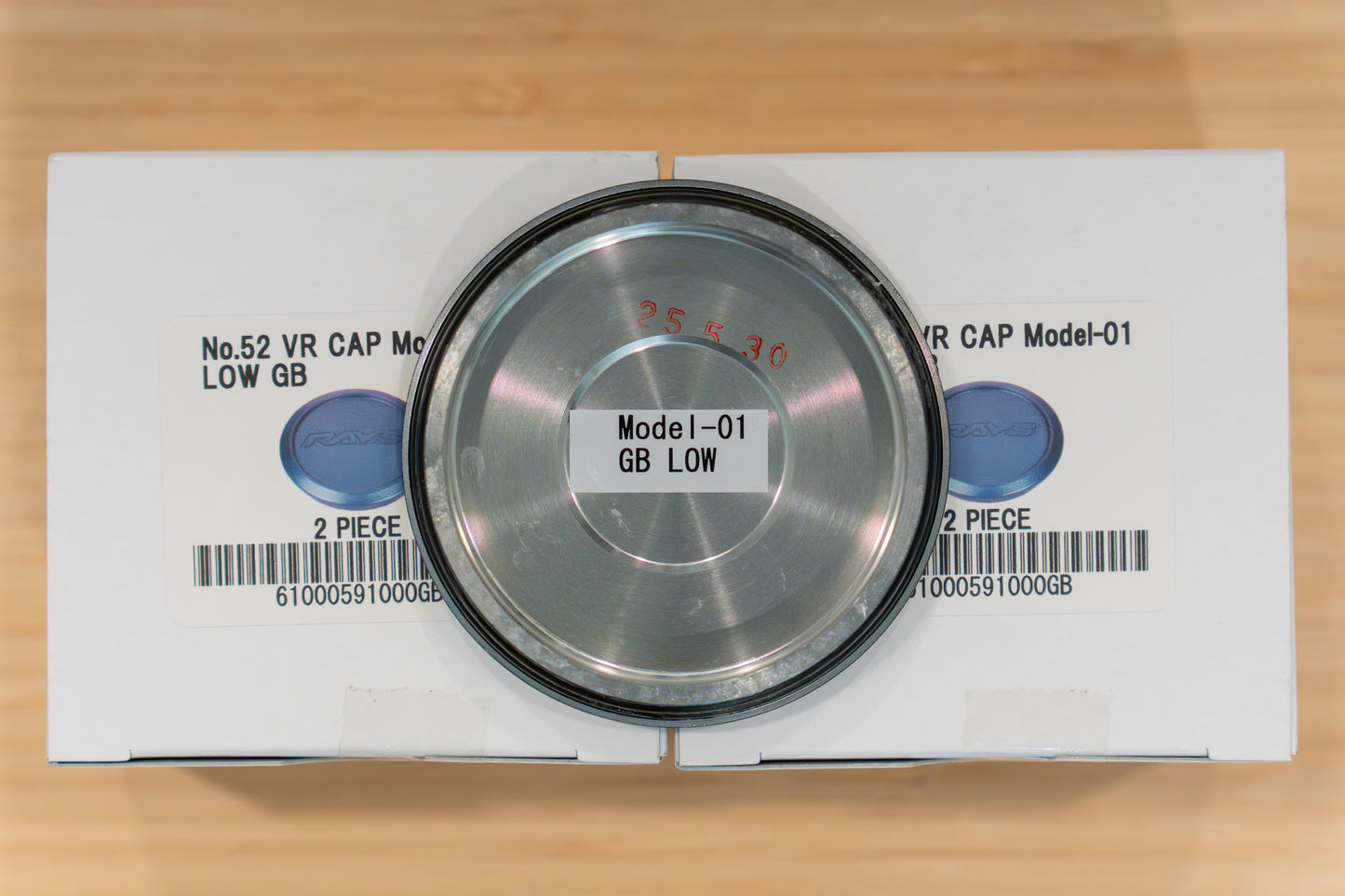 RAYS Volk Racing Model-01 VR Center Cap (No.52) - Matte Blue Gunmetal GB (4 pcs)