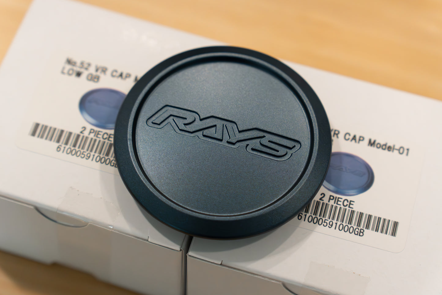 RAYS Volk Racing Model-01 VR Center Cap (No.52) - Matte Blue Gunmetal GB (4 pcs)