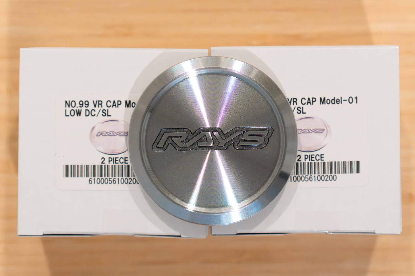 RAYS Volk Racing Model-37 VR Center Cap (No.99) - Diamond Cut / Silver (4 pcs)