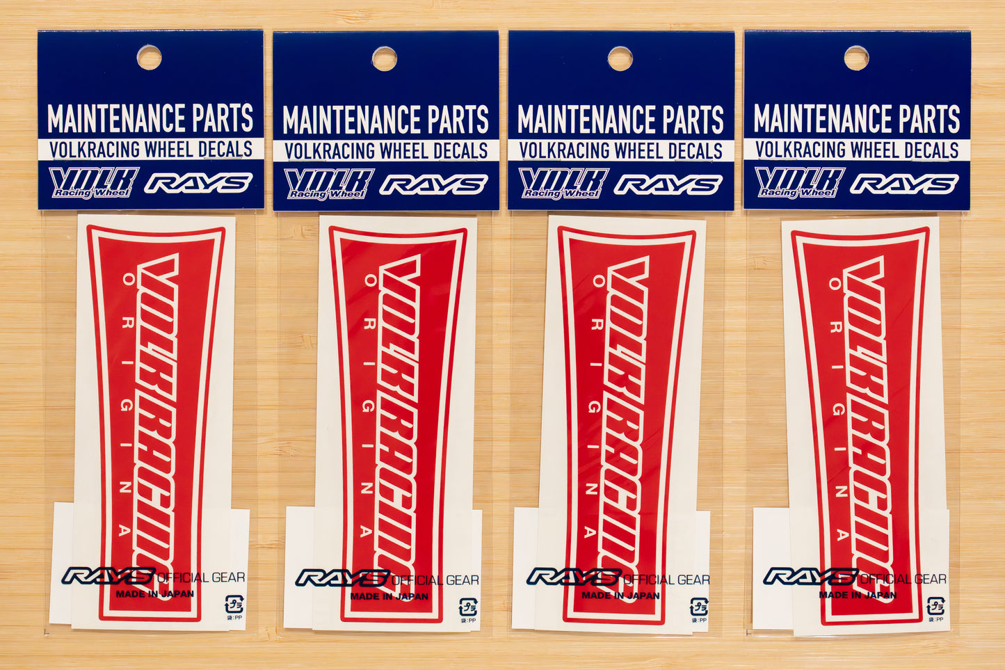 RAYS Volk Racing TE37 Saga SL Wheel Spoke 1 Sticker (No.27) - 17/18 Inch - RED