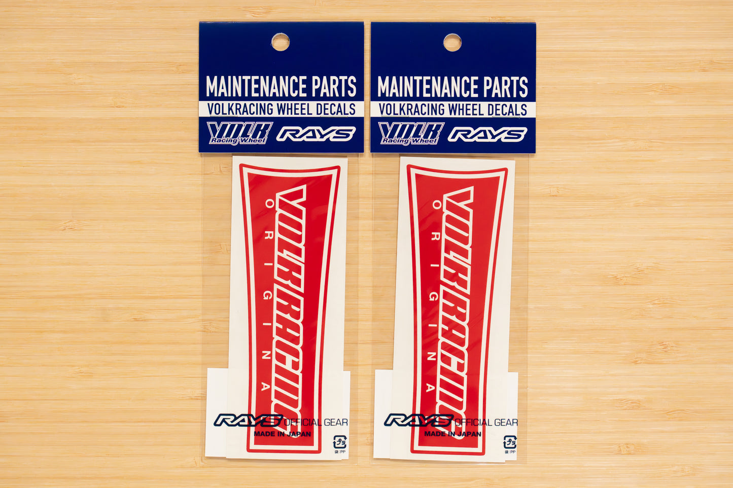 RAYS Volk Racing TE37 Saga SL Wheel Spoke 1 Sticker (No.27) - 17/18 Inch - RED