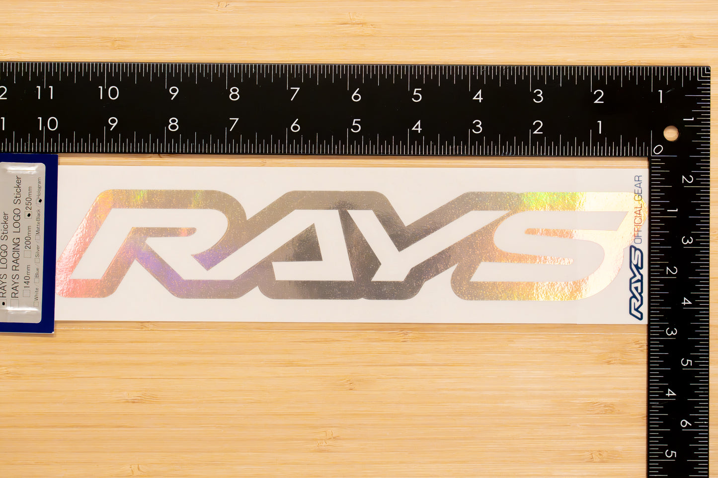 RAYS Official Logo Sticker (No.17) - 250 mm