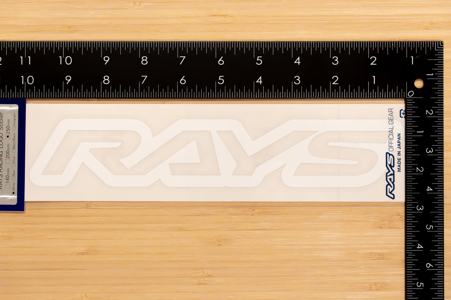 RAYS Official Logo Sticker (No.17) - 250 mm