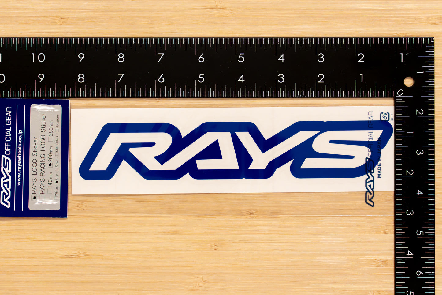 RAYS Official Logo Sticker (No.18) - 200 mm