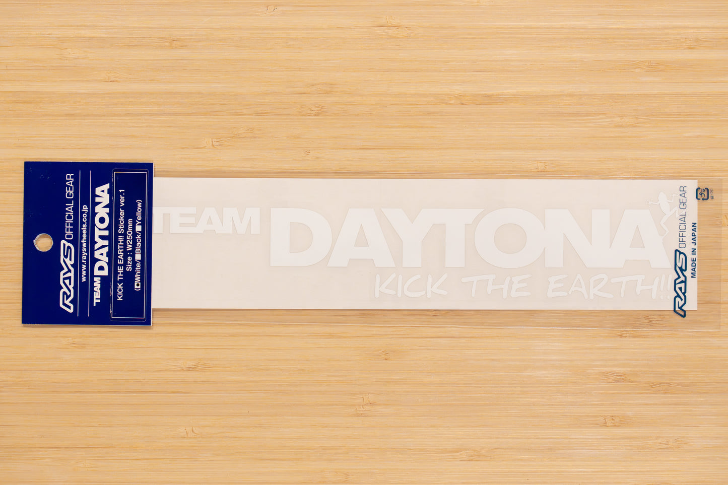 RAYS Team Daytona Brand Sticker (No.31) - 250 mm
