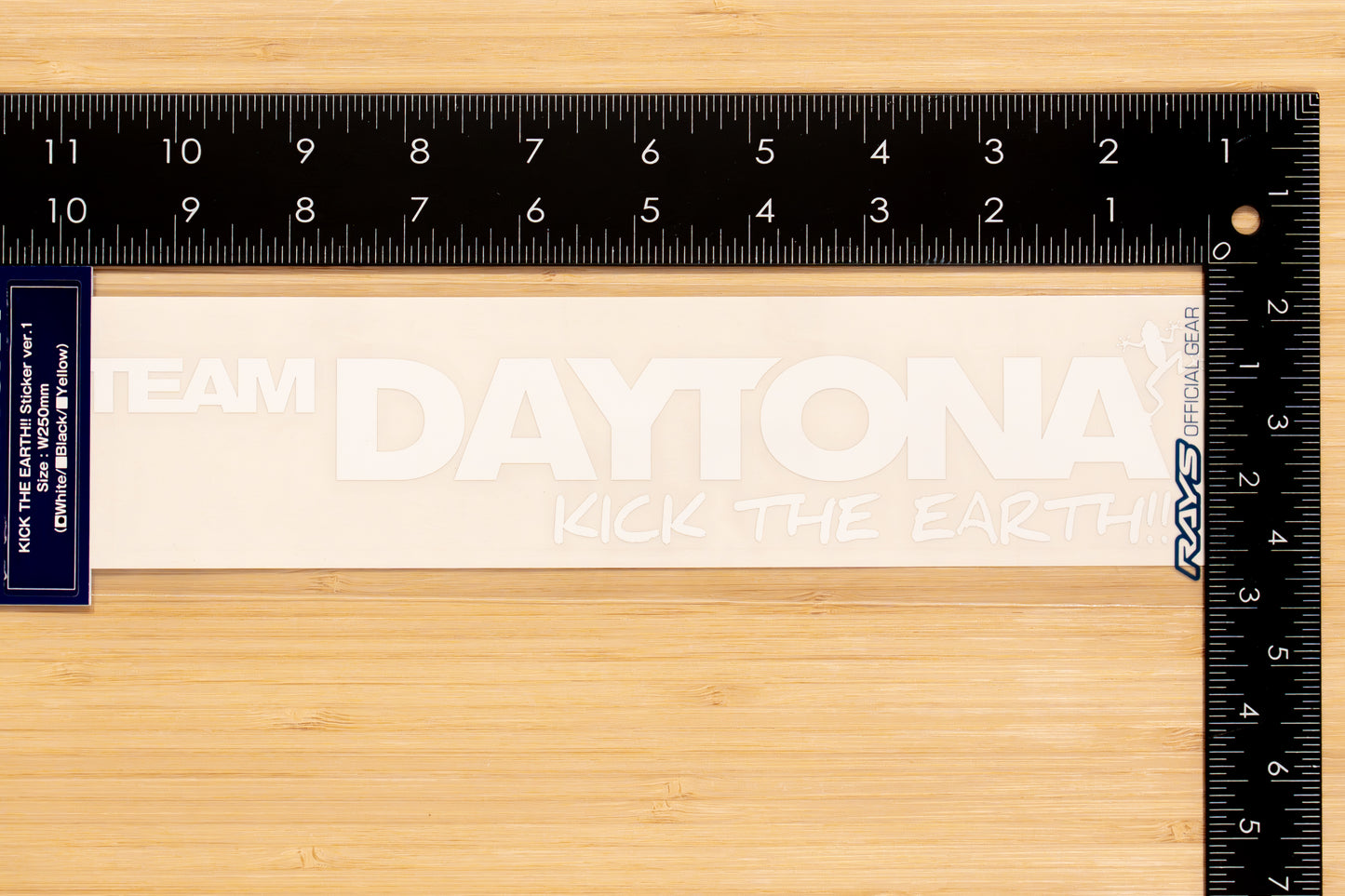 RAYS Team Daytona Brand Sticker (No.31) - 250 mm