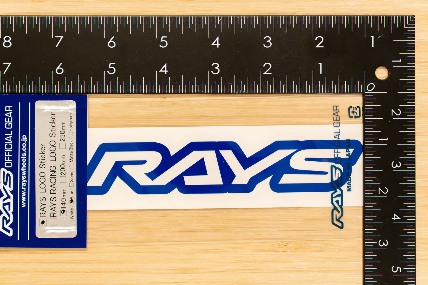 RAYS Official Logo Sticker (No.19) - 140 mm