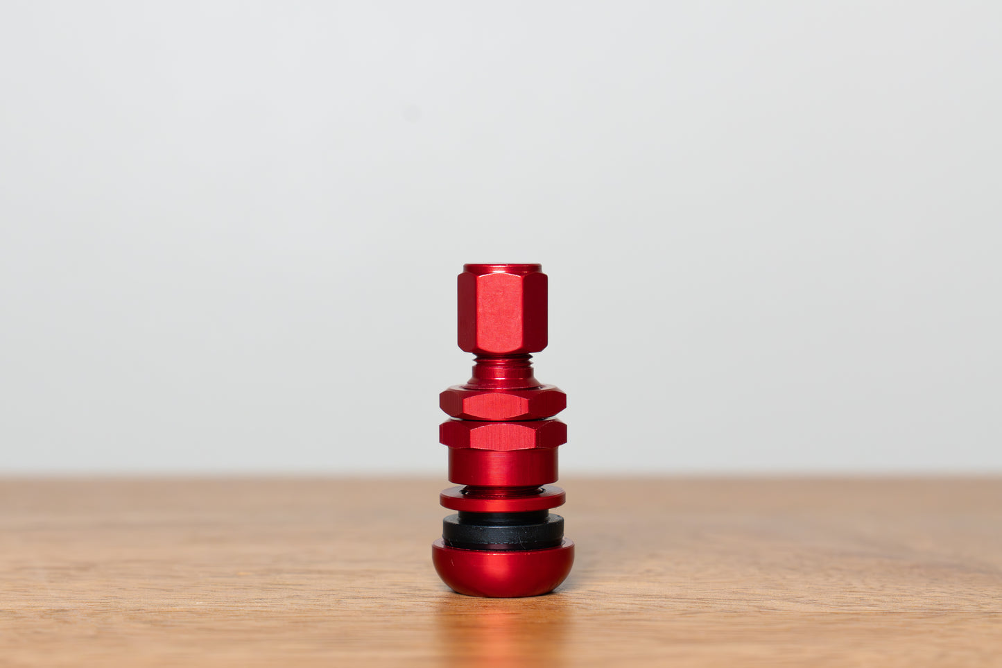 RAYS European Aluminum Air Valve (No.51) Anodized - RED