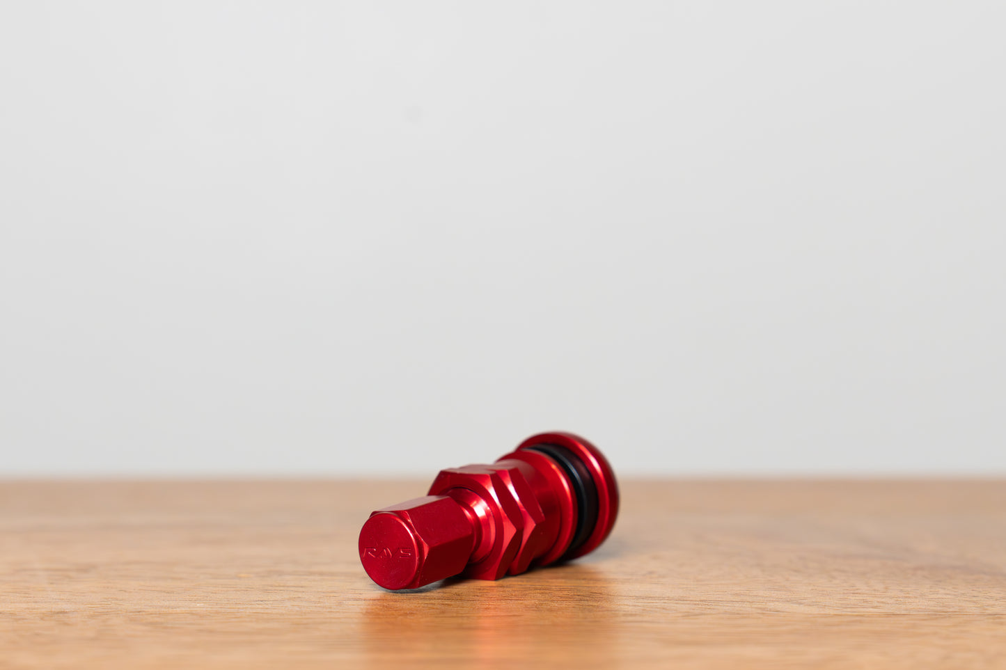 RAYS European Aluminum Air Valve (No.51) Anodized - RED