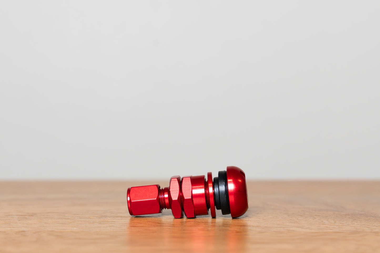 RAYS European Aluminum Air Valve (No.51) Anodized - RED