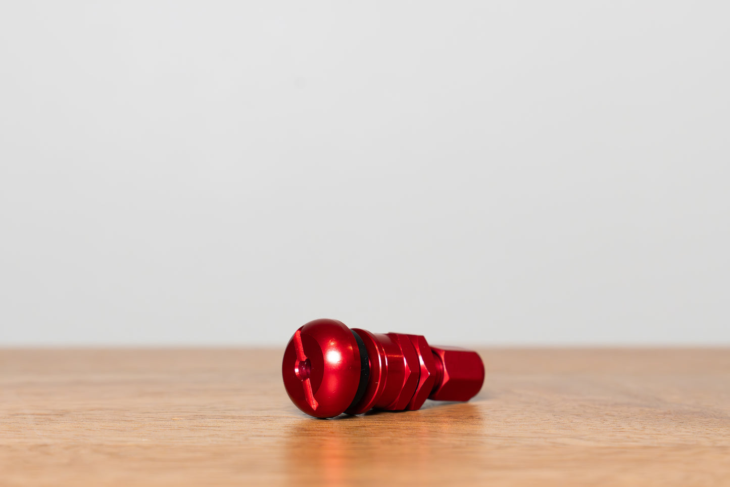 RAYS European Aluminum Air Valve (No.51) Anodized - RED