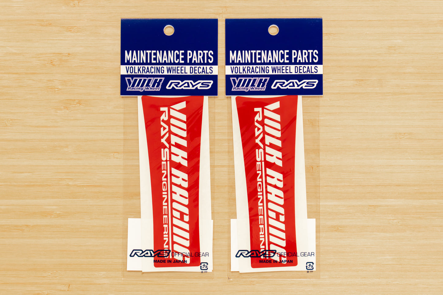 RAYS Volk Racing TE37SL Wheel Spoke Sticker (No.10) - 17/18 Inch - RED