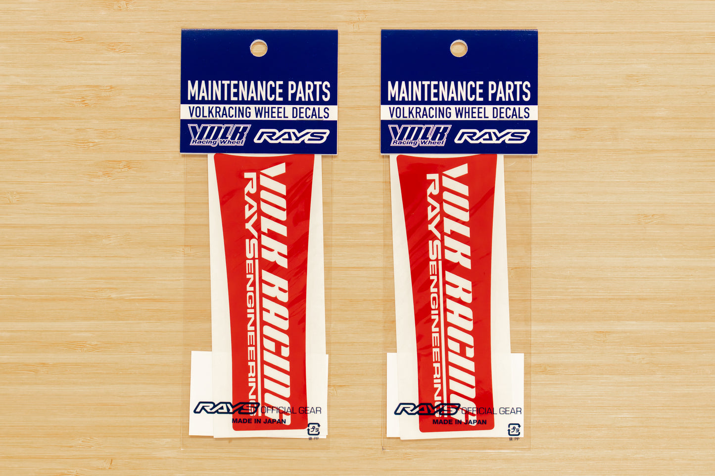 RAYS Volk Racing TE37SL Wheel Spoke Sticker (No.10) - 17/18 Inch - RED