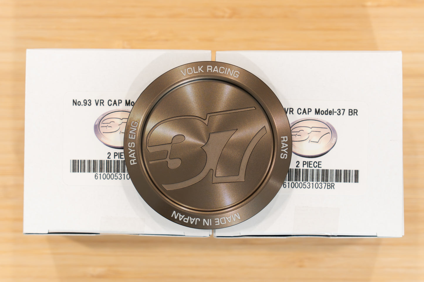 RAYS Volk Racing Model-37 VR Center Cap (No.93) - Bronze BR (4 pcs)