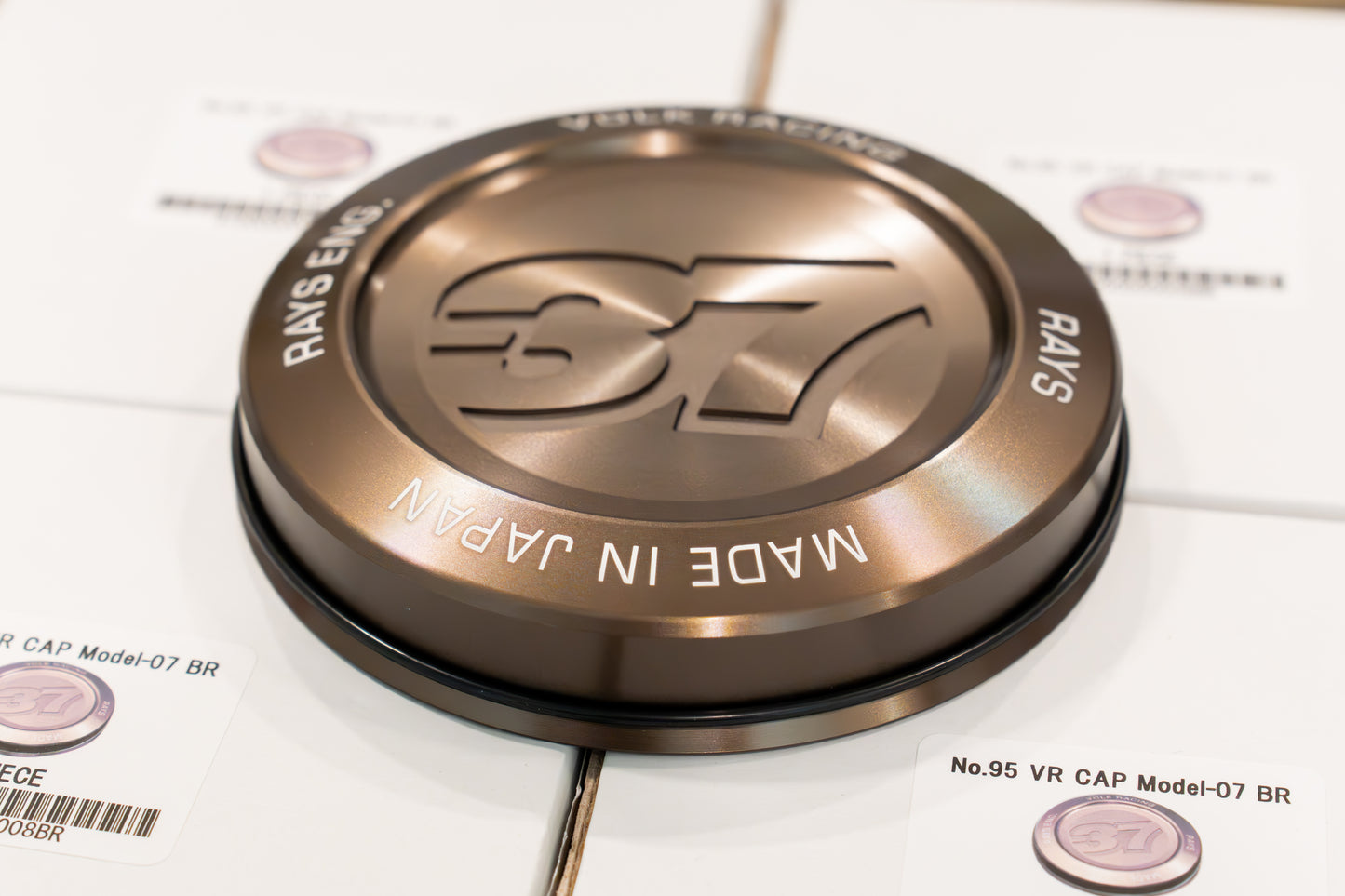 RAYS 4x4 Off-Road Volk Racing Model-07 Center Cap (No.95) - Bronze BR (4 pcs)