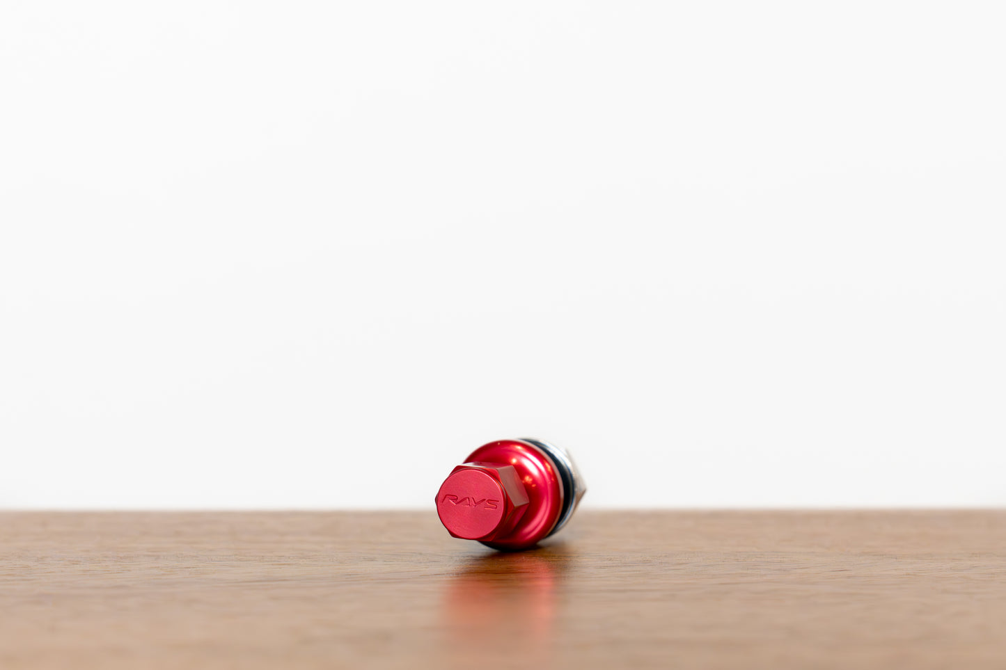 RAYS Inside Aluminum Air Valve (No.58) Anodized - RED