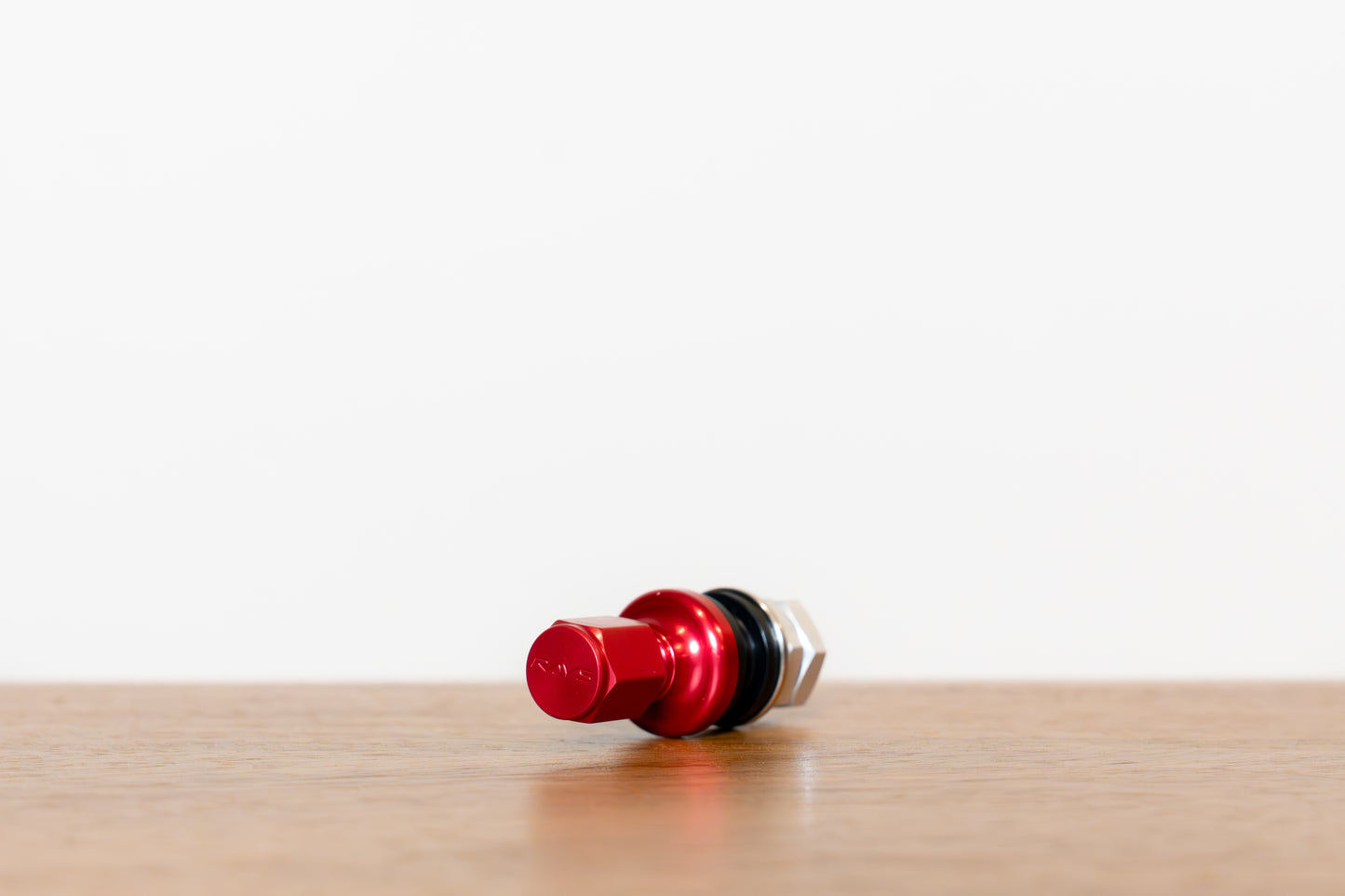 RAYS Inside Aluminum Air Valve (No.58) Anodized - RED