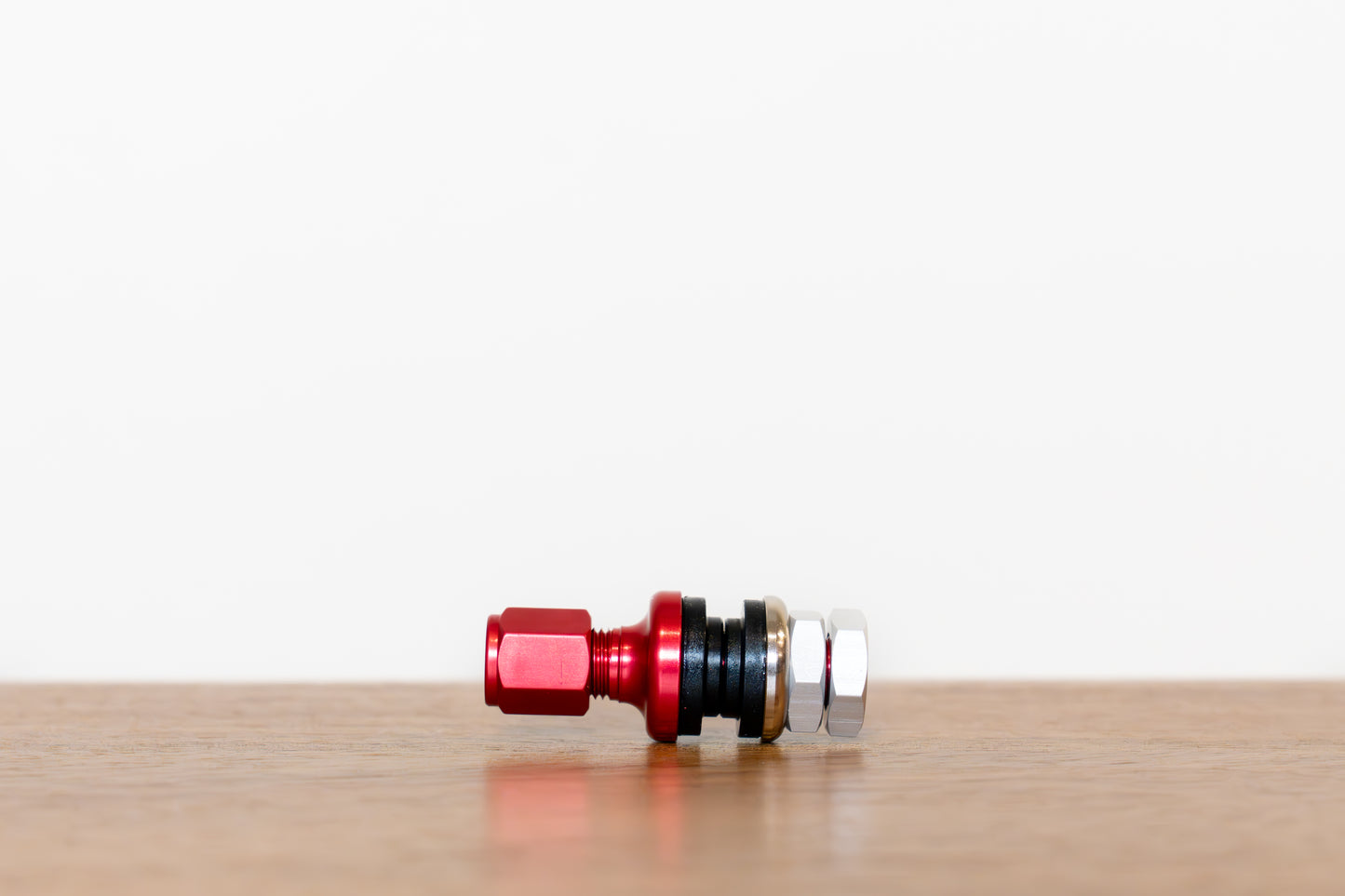 RAYS Inside Aluminum Air Valve (No.58) Anodized - RED