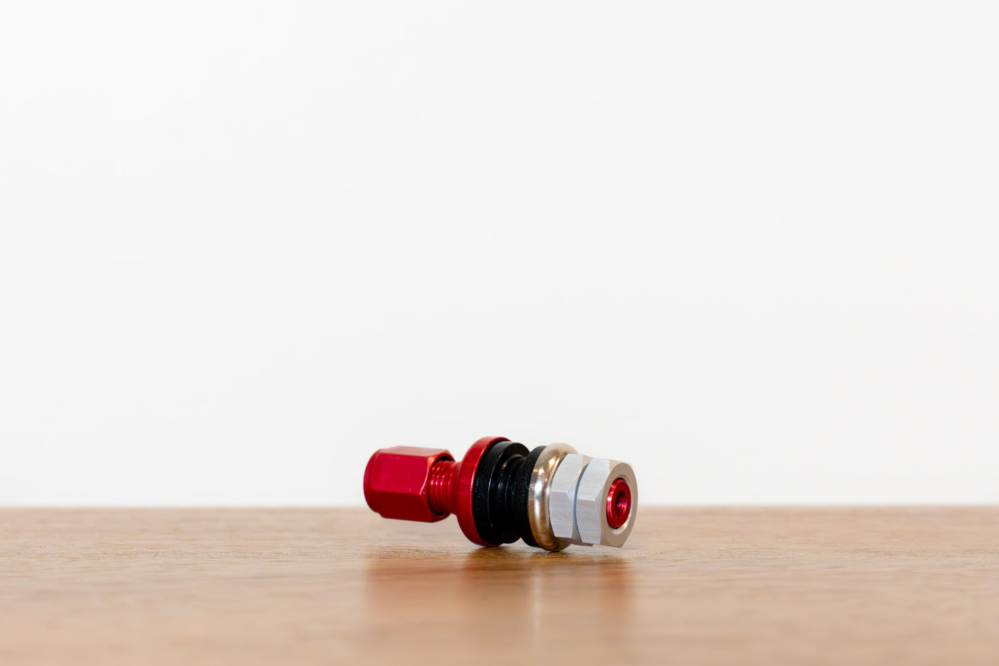 RAYS Inside Aluminum Air Valve (No.58) Anodized - RED