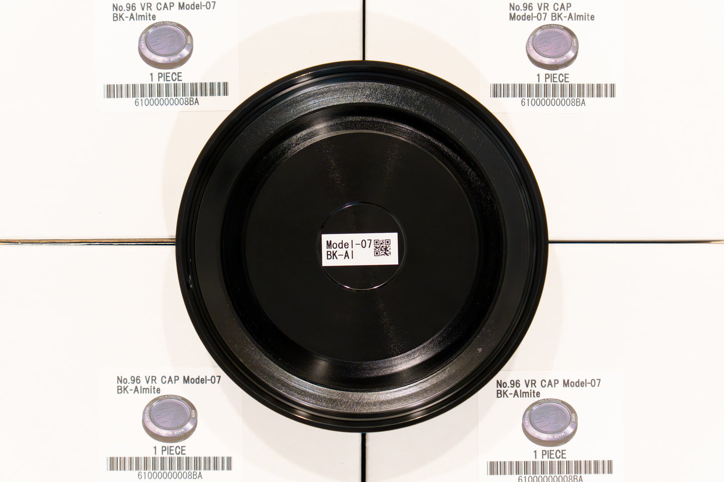 RAYS 4x4 Off-Road Volk Racing Model-07 Center Cap (No.96) - Black Amite BK (4 pcs)