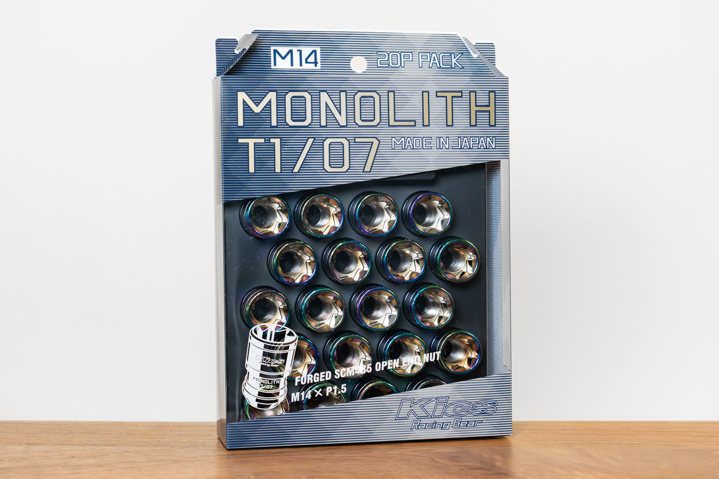 KYO-EI Project Kics Monolith T1/07 (Capless) - M14x1.5 - 20 Lug Set
