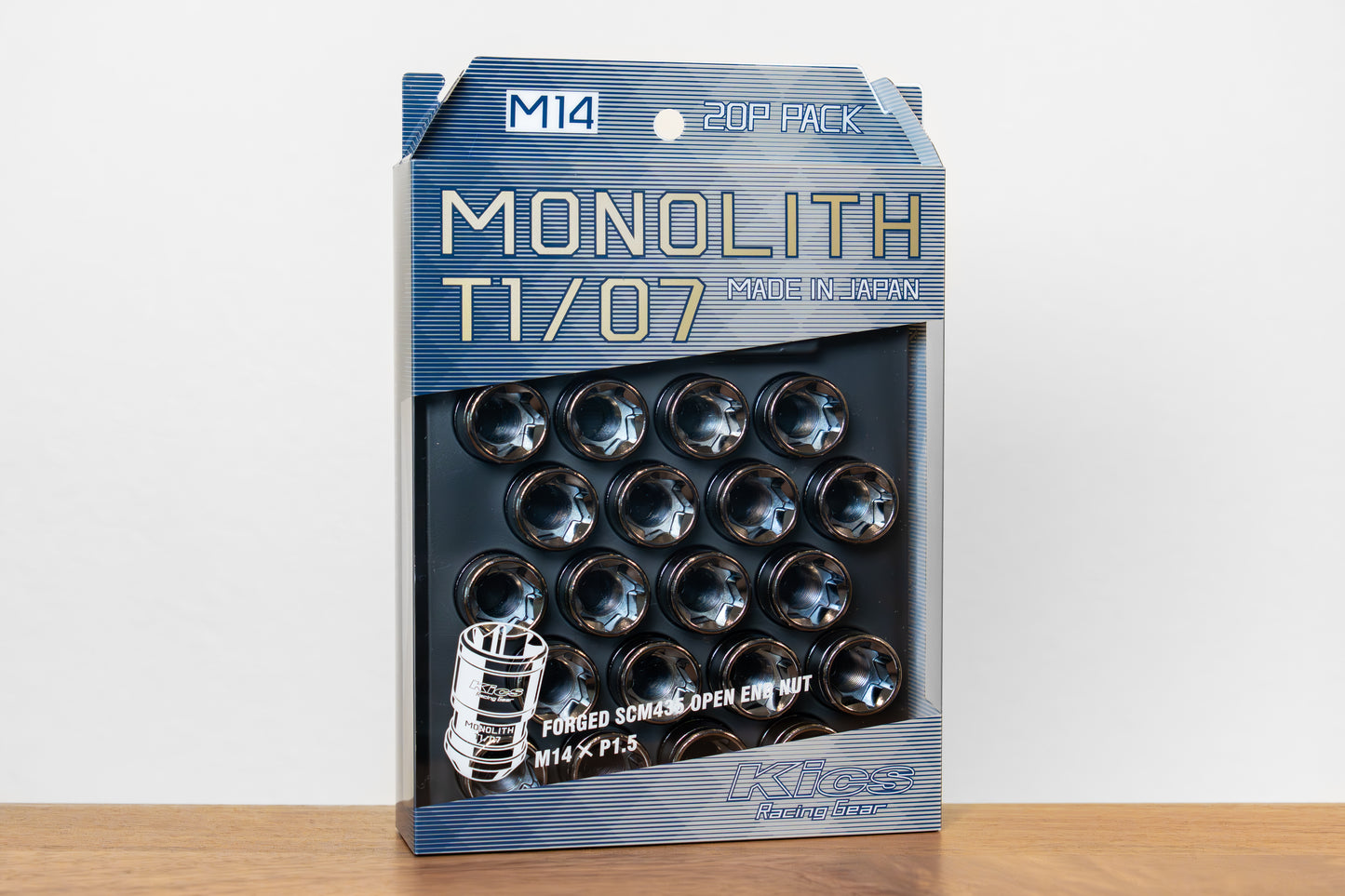 KYO-EI Project Kics Monolith T1/07 (Capless) - M14x1.5 - 20 Lug Set