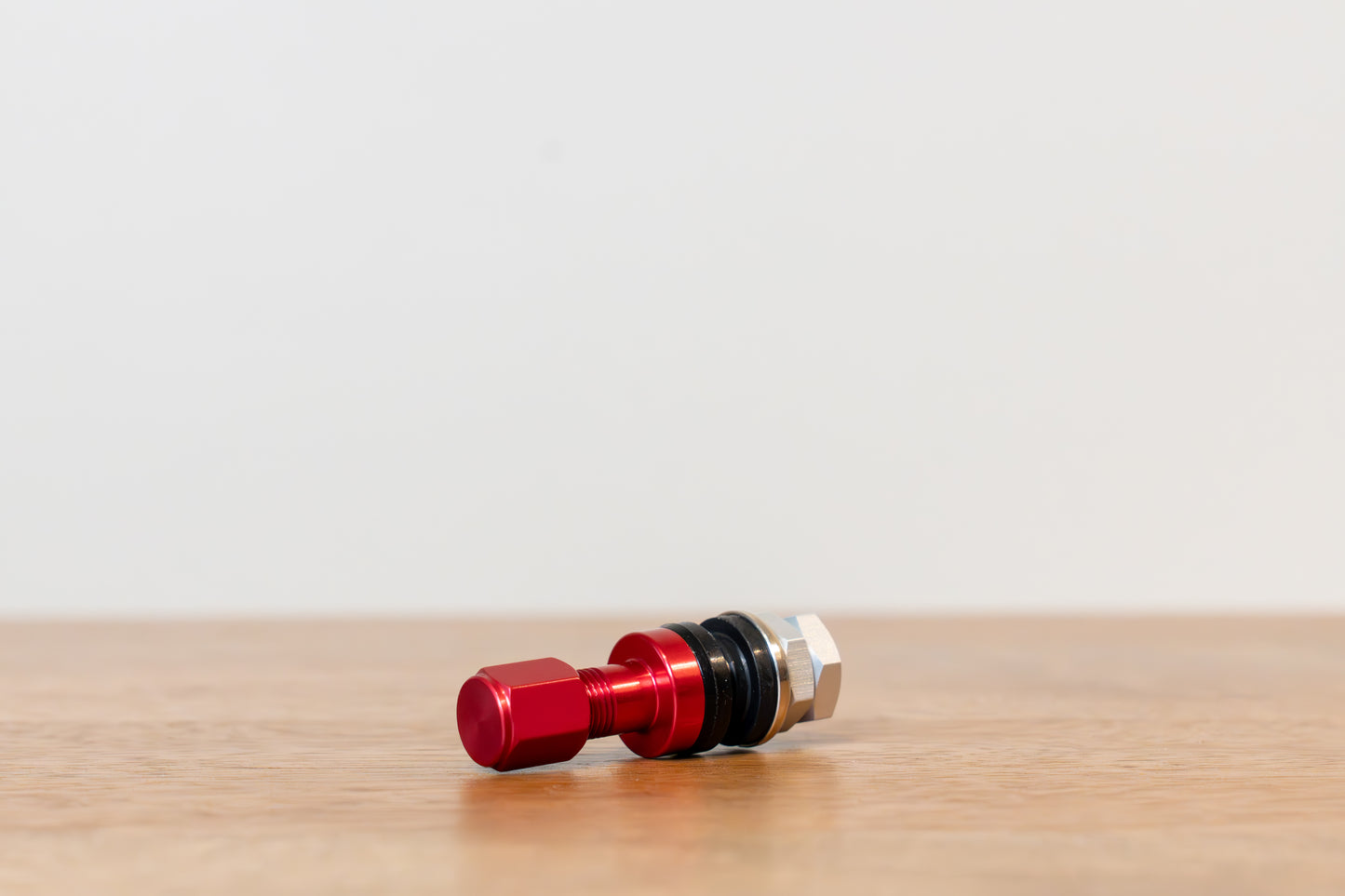 RAYS Inside Aluminum Air Valve (No.42) Anodized - RED