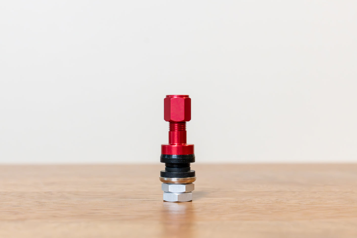 RAYS Inside Aluminum Air Valve (No.42) Anodized - RED