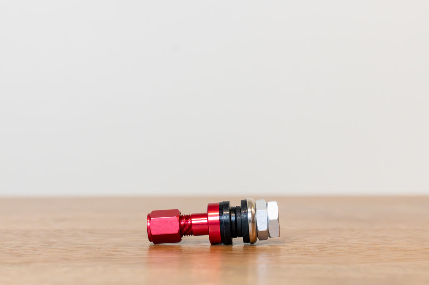 RAYS Inside Aluminum Air Valve (No.42) Anodized - RED
