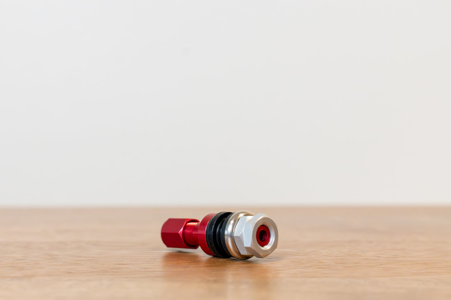 RAYS Inside Aluminum Air Valve (No.42) Anodized - RED