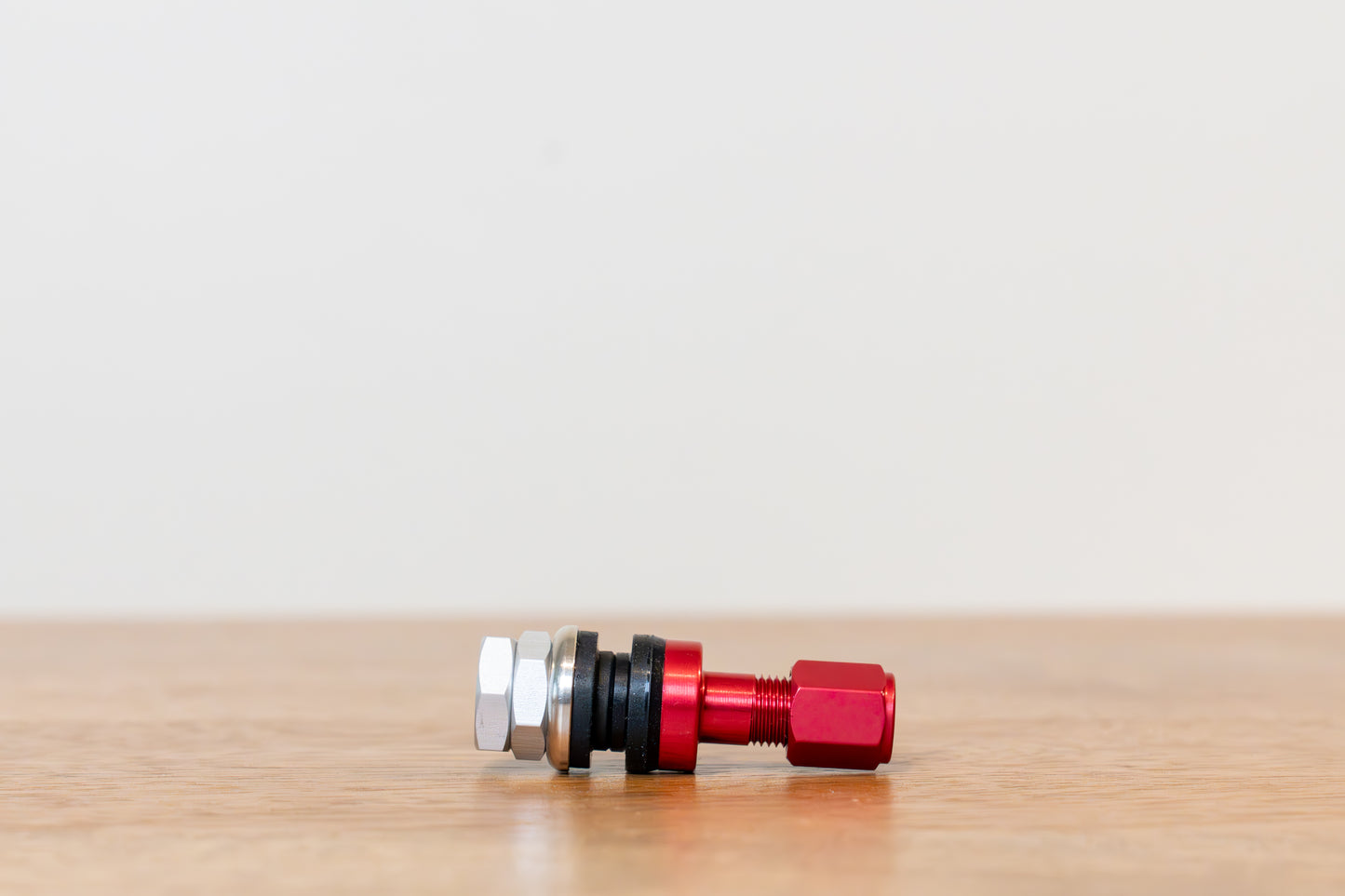 RAYS Inside Aluminum Air Valve (No.42) Anodized - RED