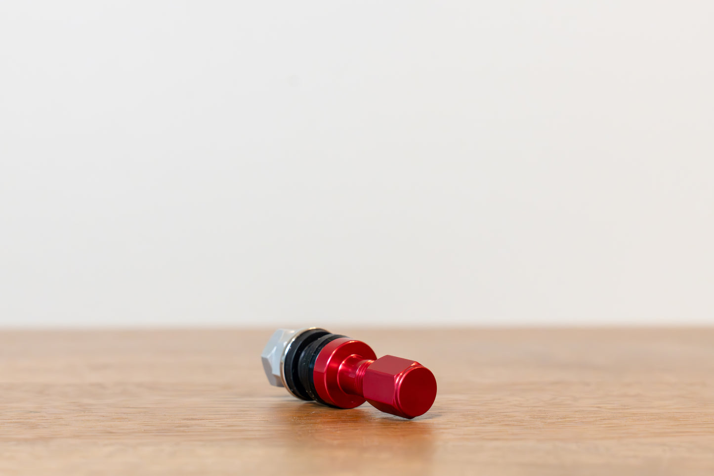 RAYS Inside Aluminum Air Valve (No.42) Anodized - RED