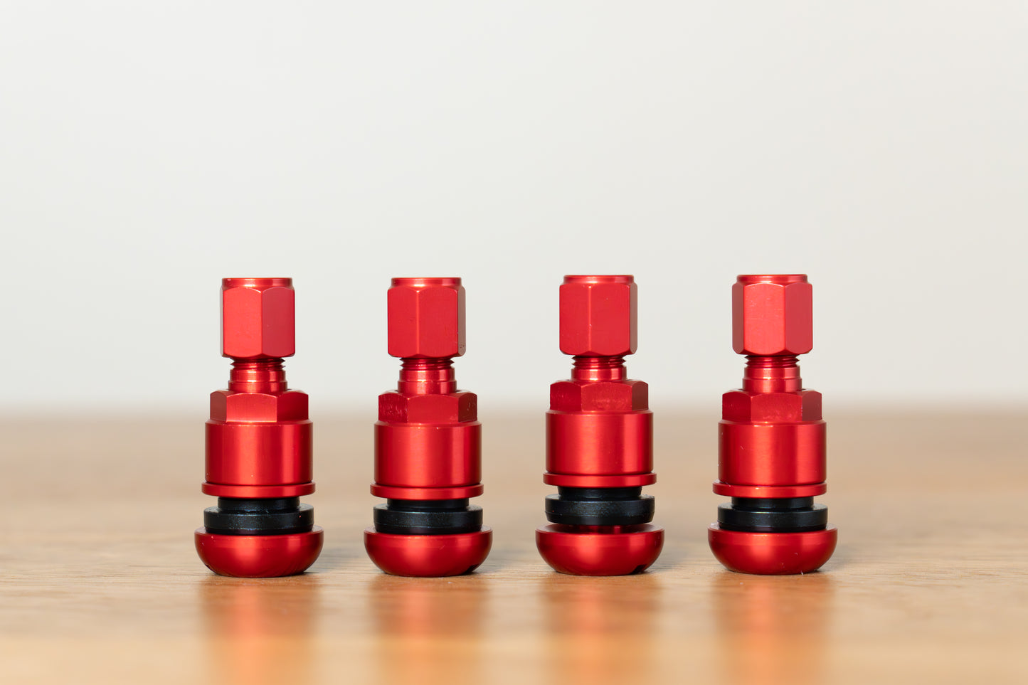 RAYS Hi-Speed Air Control Valve Set - RED (4 valves)
