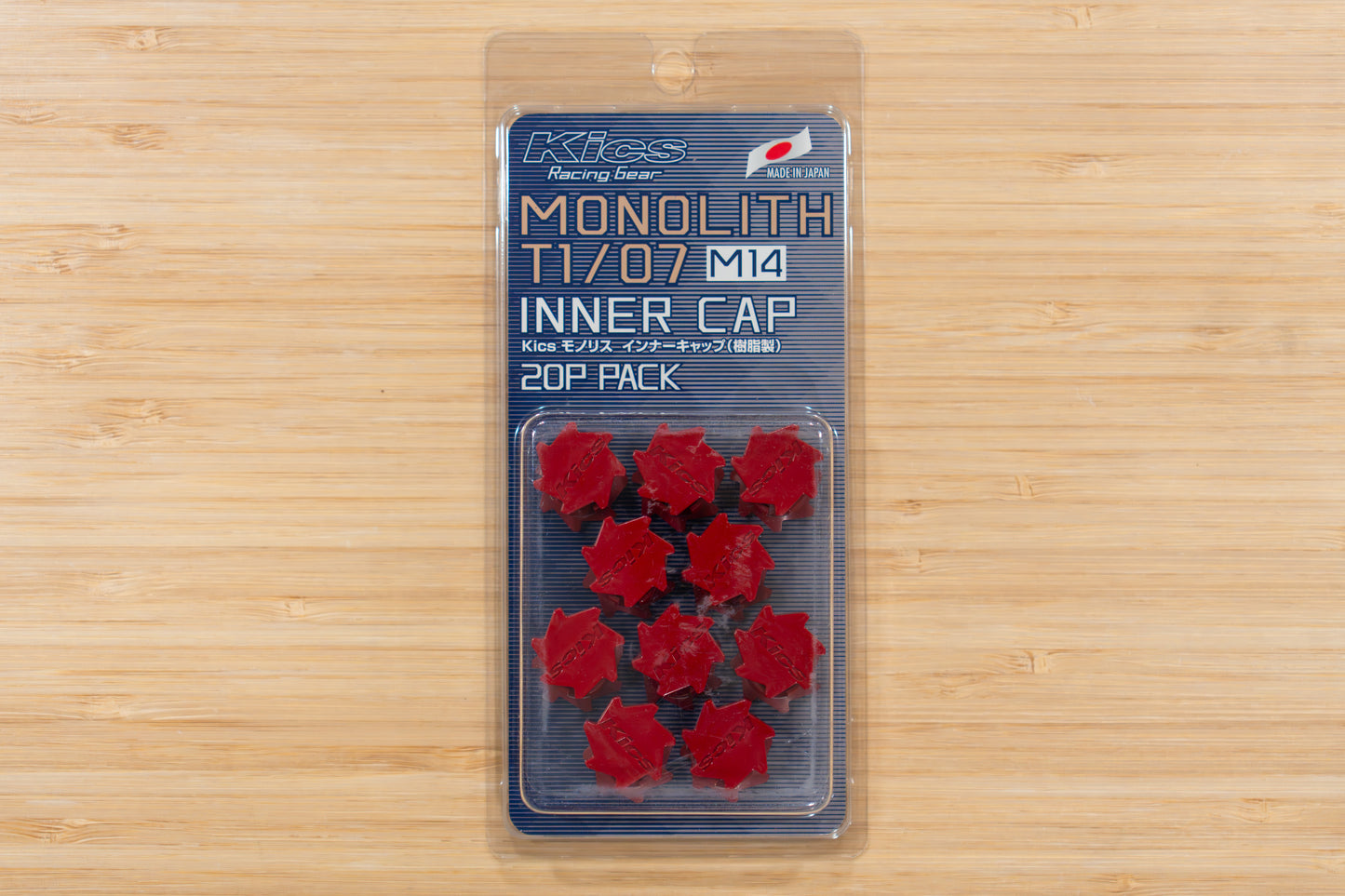 KYO-EI Project Kics Monolith T1/07 Resin Closed End Caps - M14 (20 caps)