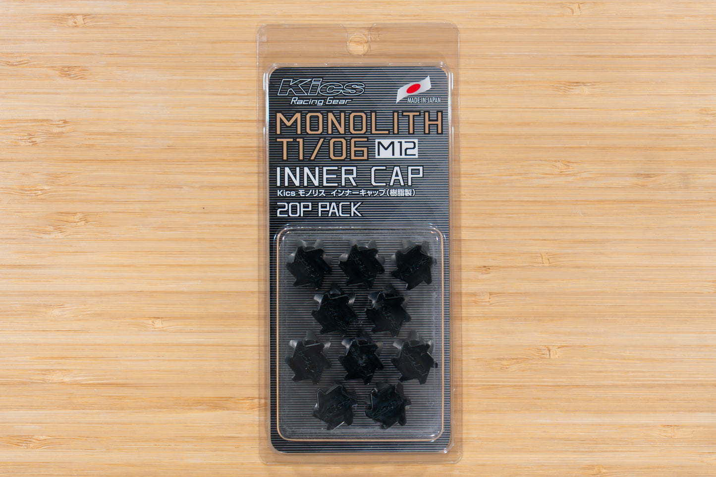 KYO-EI Project Kics Monolith T1/06 Resin Closed End Caps - M12 (20 caps)