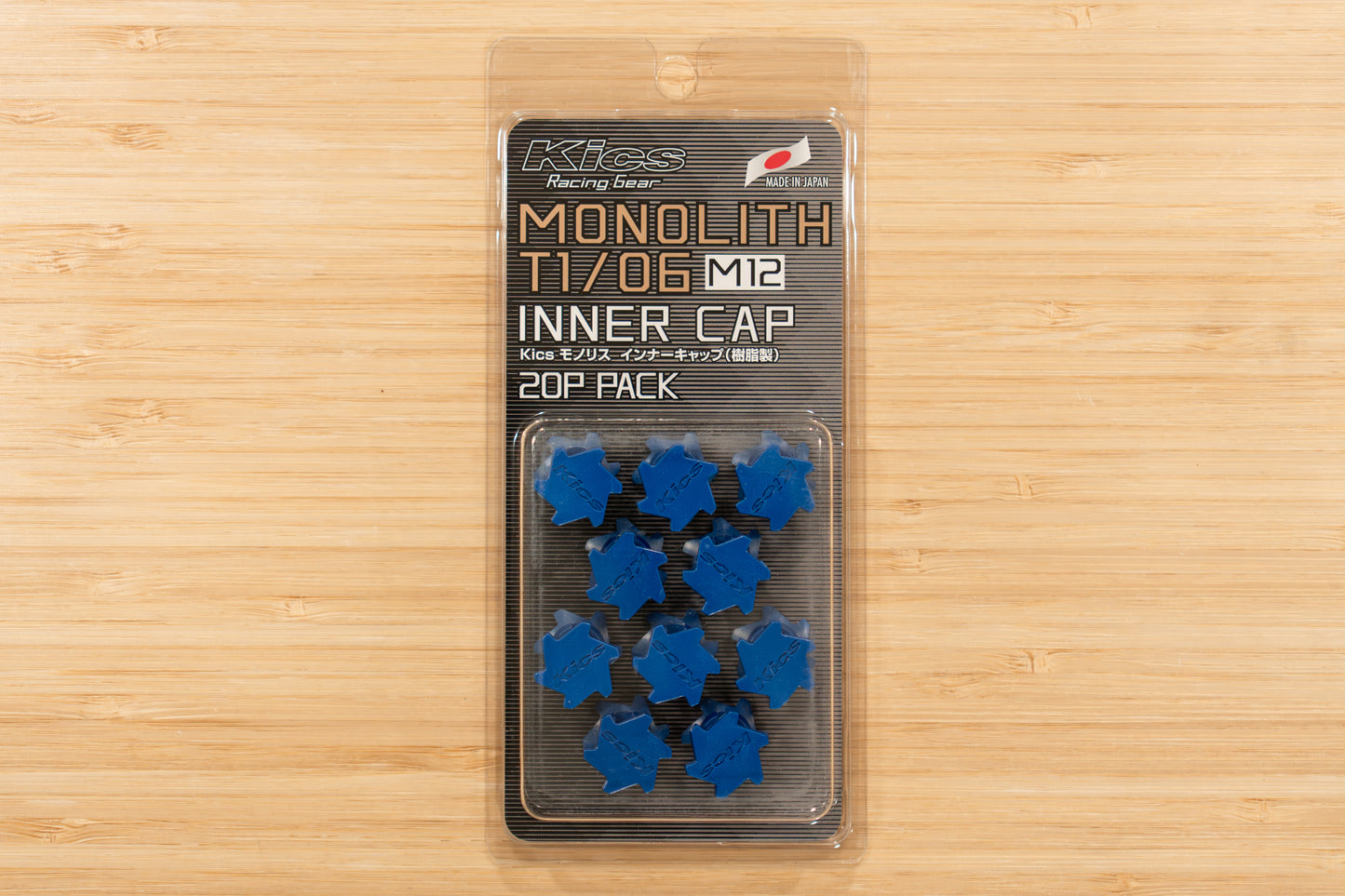 KYO-EI Project Kics Monolith T1/06 Resin Closed End Caps - M12 (20 caps)