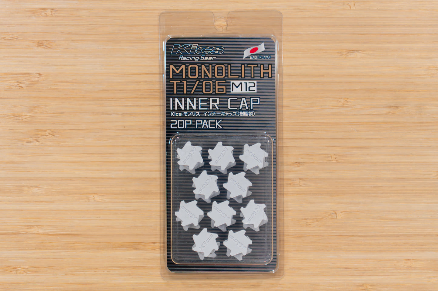 KYO-EI Project Kics Monolith T1/06 Resin Closed End Caps - M12 (20 caps)
