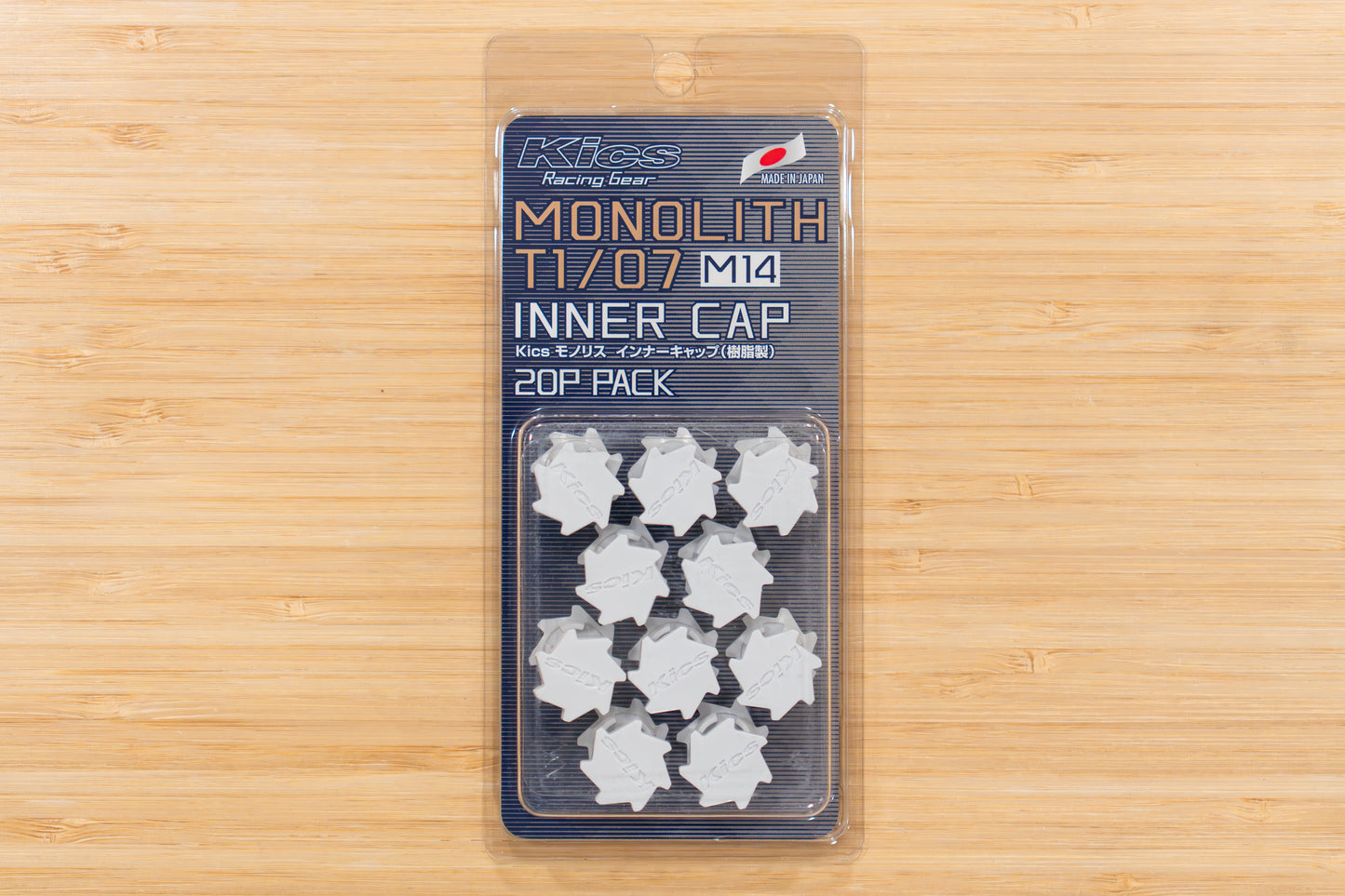 KYO-EI Project Kics Monolith T1/07 Resin Closed End Caps - M14 (20 caps)