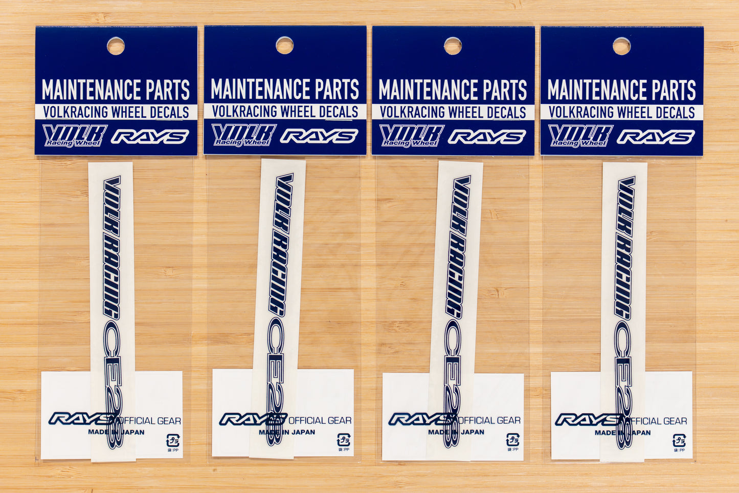 RAYS CE28N Wheel Repair Sticker (No.12) - 14/15 Inch - BLUE