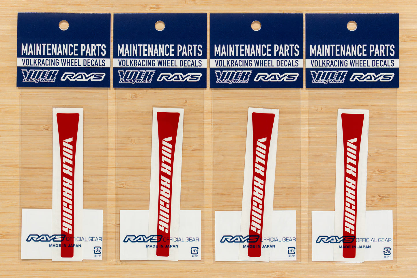 RAYS CE28SL Wheel Repair Spoke Sticker (No.23) - 17/18 Inch - RED