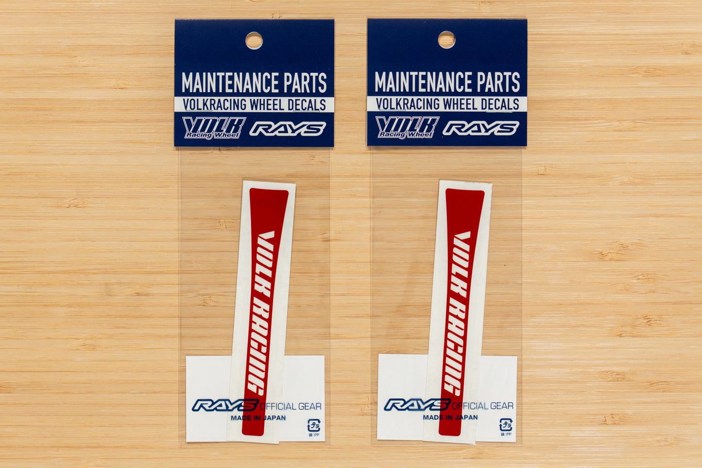 RAYS CE28SL Wheel Repair Spoke Sticker (No.23) - 17/18 Inch - RED