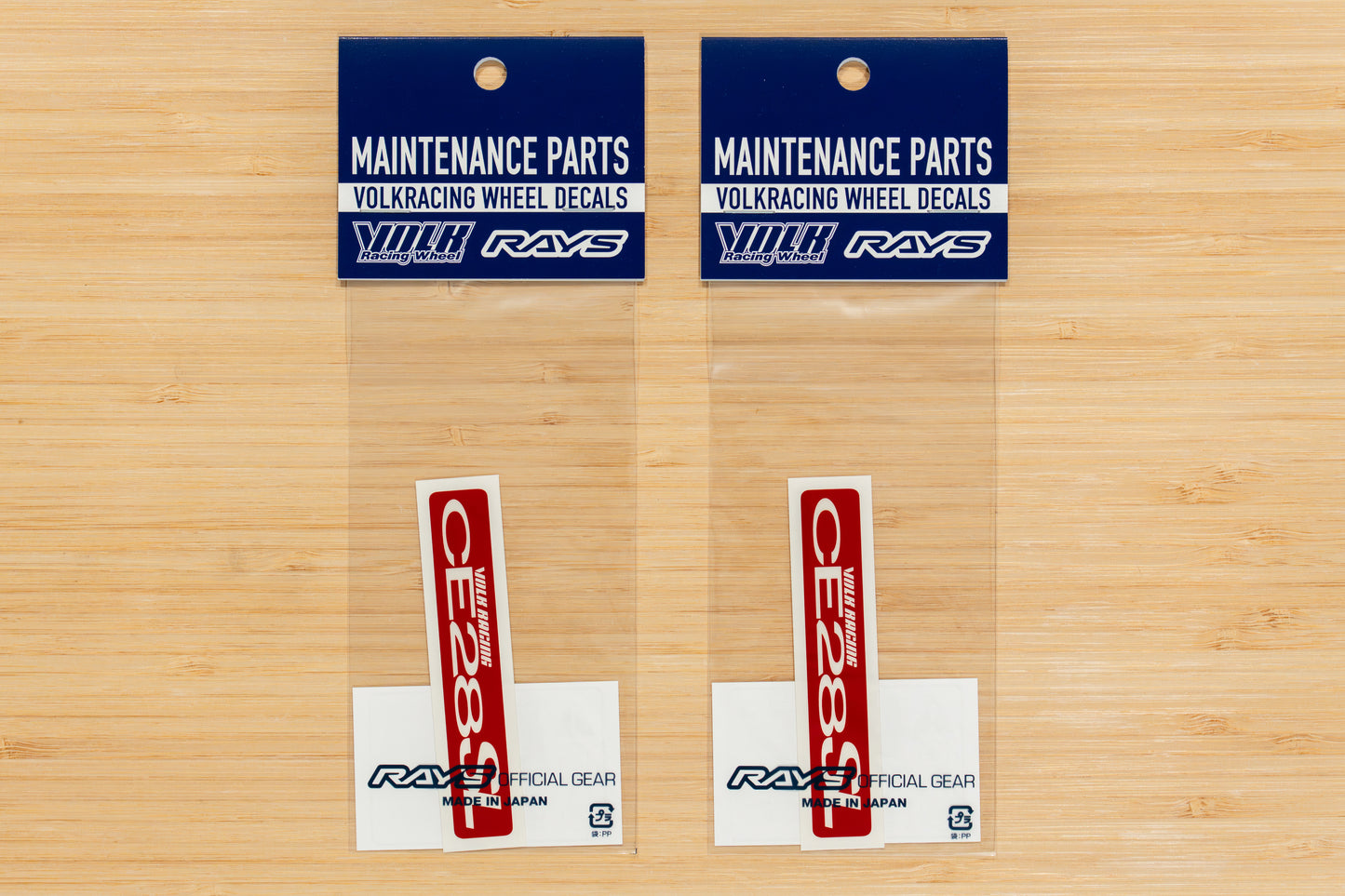 RAYS CE28SL Wheel Repair Rim Sticker (No.24) - 17/18 Inch - RED
