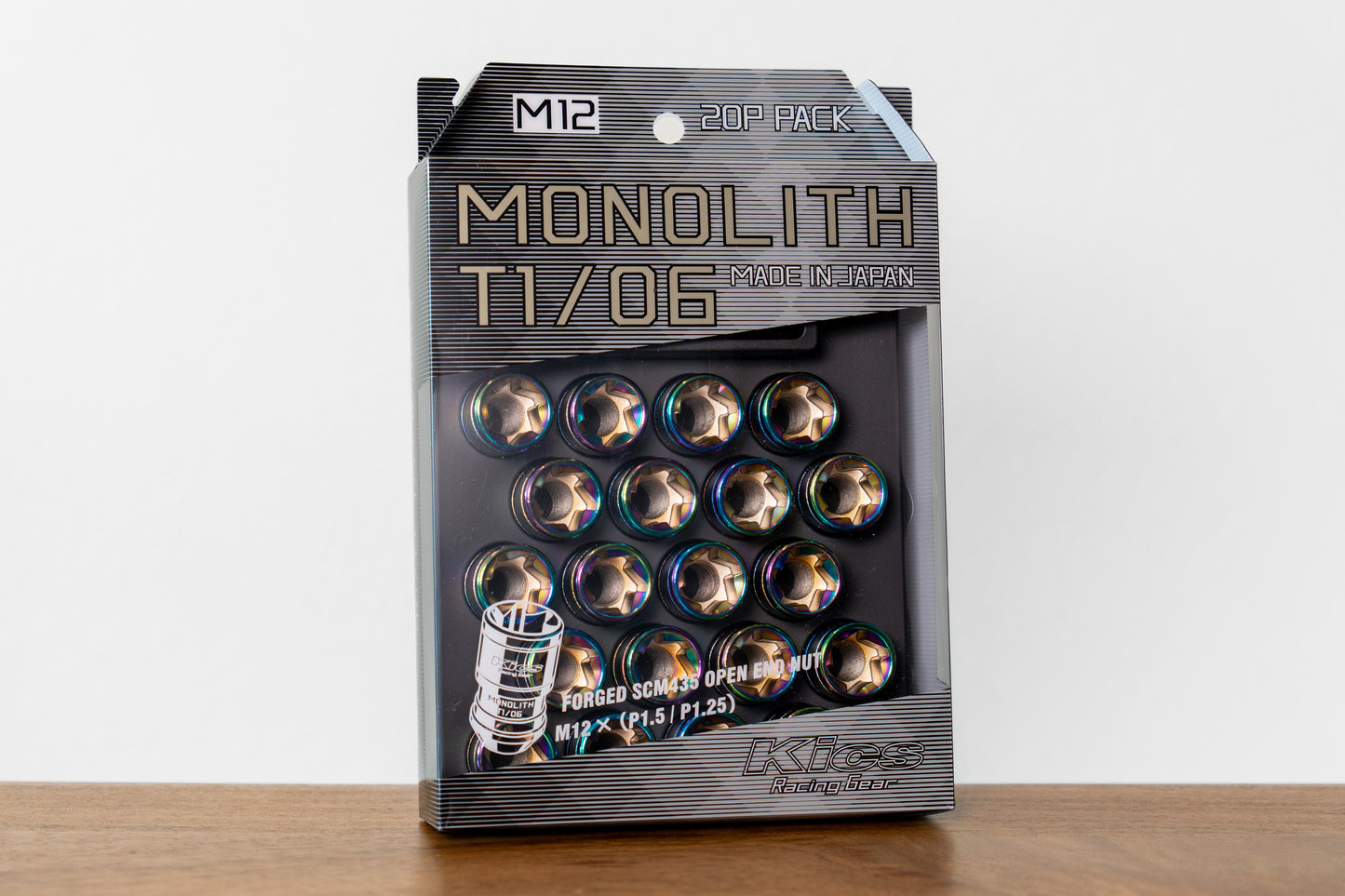 KYO-EI Project Kics Monolith T1/06 (Capless) - M12x1.25 - 20 Lug Set
