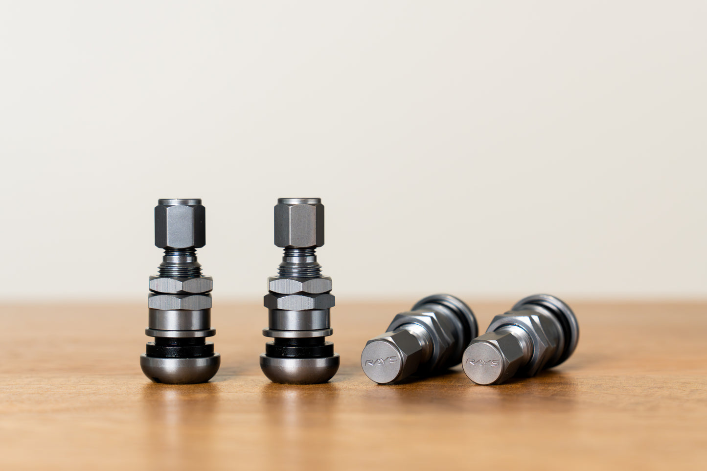 RAYS European Aluminum Air Valve (No.48) Anodized - GUNMETAL