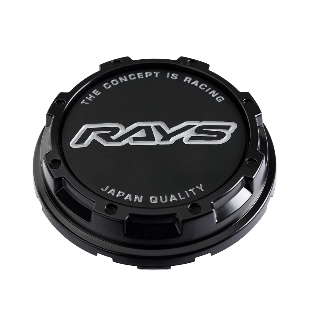 RAYS 4x4 LPS Center Cap V3 (No.108) - Semigloss Black SB / Black BK (4 pcs)