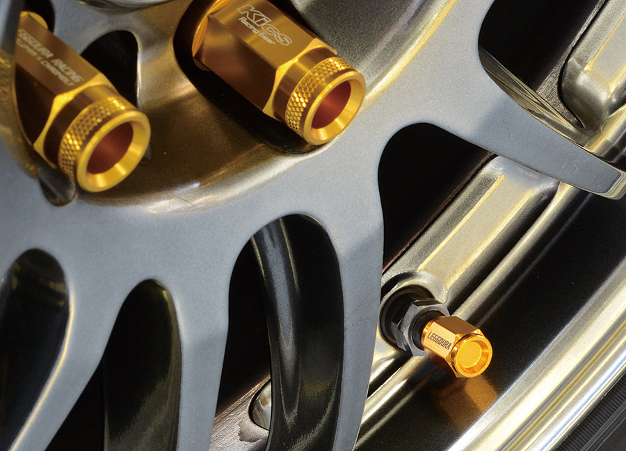 Genuine KYO-EI Leggdura Racing Aluminum Air Valve Cap