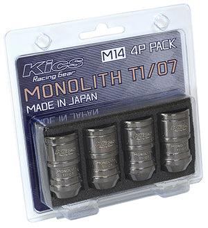 KYO-EI Project Kics Monolith T1/07 (Capless) - M14x1.5 - 4 Pack