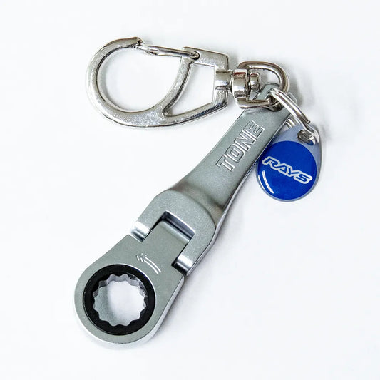RAYS x TONE 10mm Ratchet Wrench Key Chain